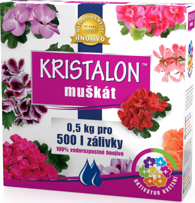 AGRO CS Vodorozpustné hnojivo Kristalon - Muškát 0,5 kg