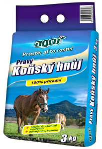 AGRO Koňský hnůj 3 kg