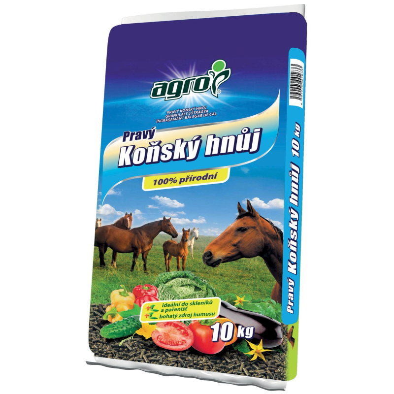 Agro Hnojivo koňský hnůj 10 kg