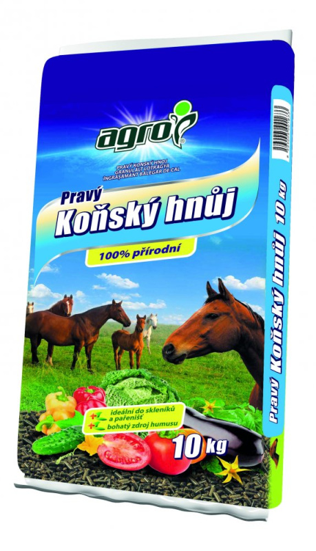 Agro Hnojivo koňský hnůj 10 kg