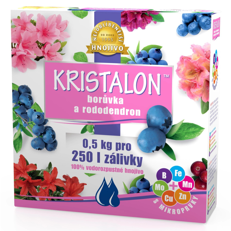 Kristalon - hnojivo pro borůvky a rododendrony 0,5 kg