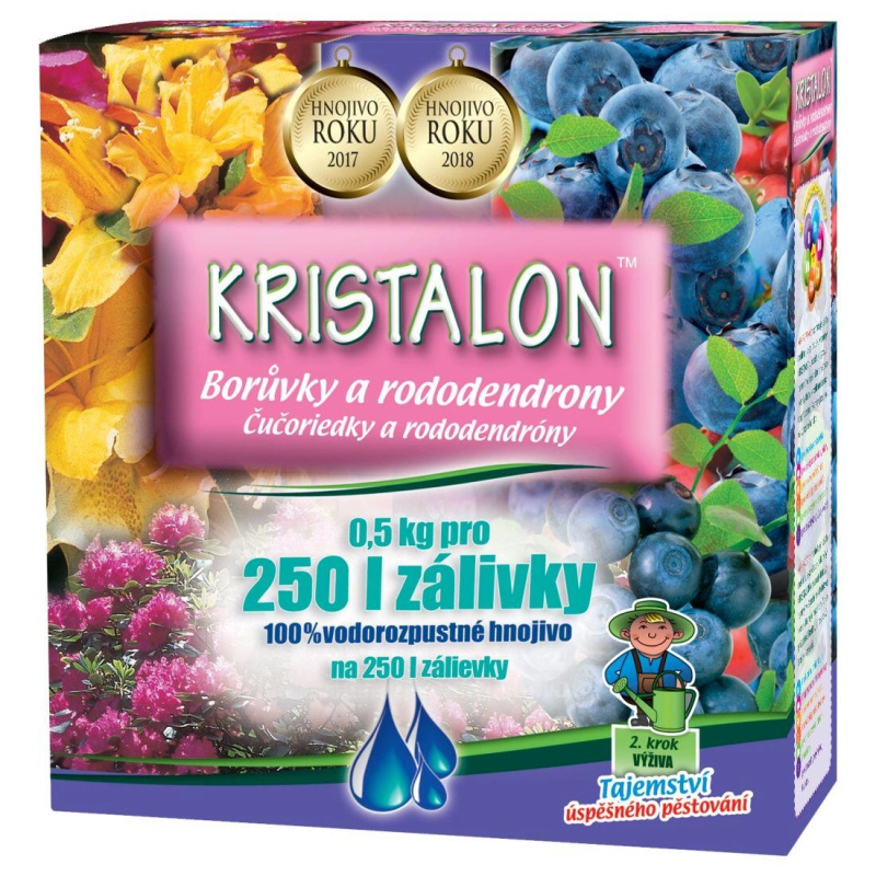 Kristalon - hnojivo pro borůvky a rododendrony 0,5 kg