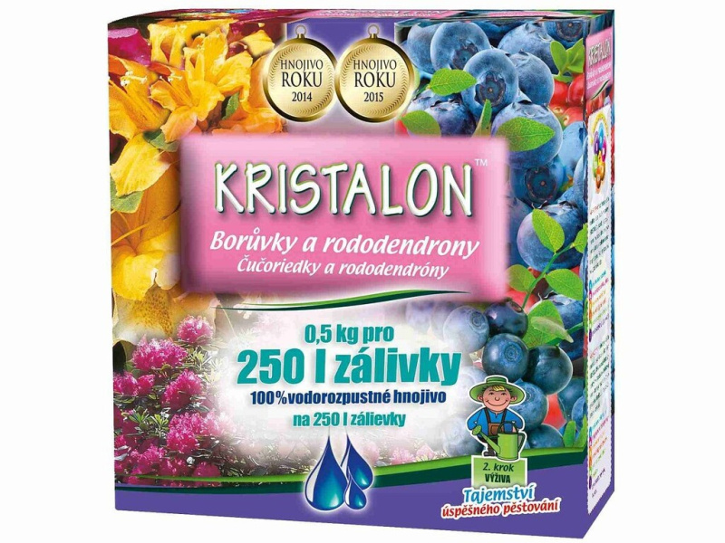 Kristalon - hnojivo pro borůvky a rododendrony 0,5 kg