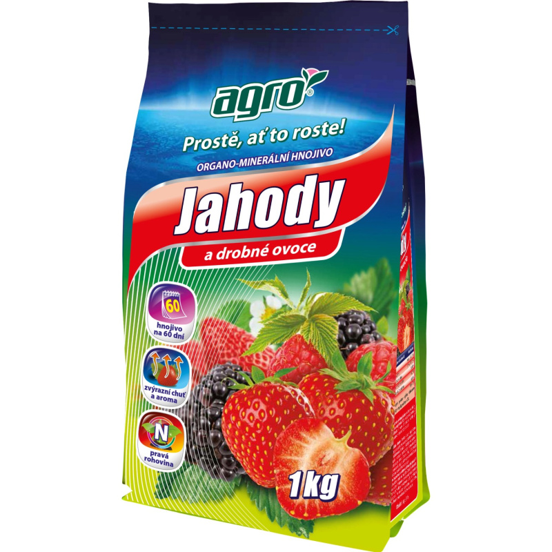 Agro Organominerální hnojivo jahody 1 kg