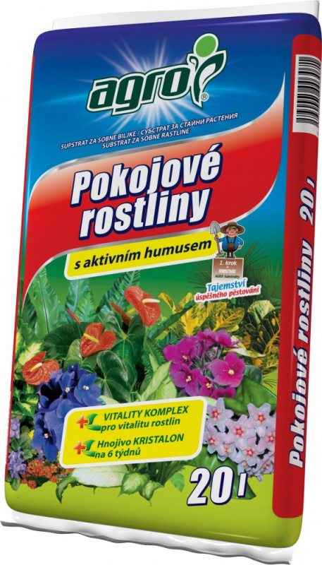 Agro Substrát pro pokojové rostliny 20 l