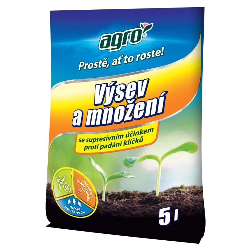 Agro Substrát pro výsev a množení 5 l