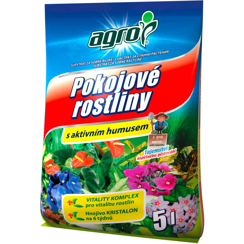 AGRO substrát pokojové rostliny 5 l