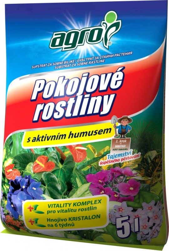 AGRO substrát pokojové rostliny 5 l