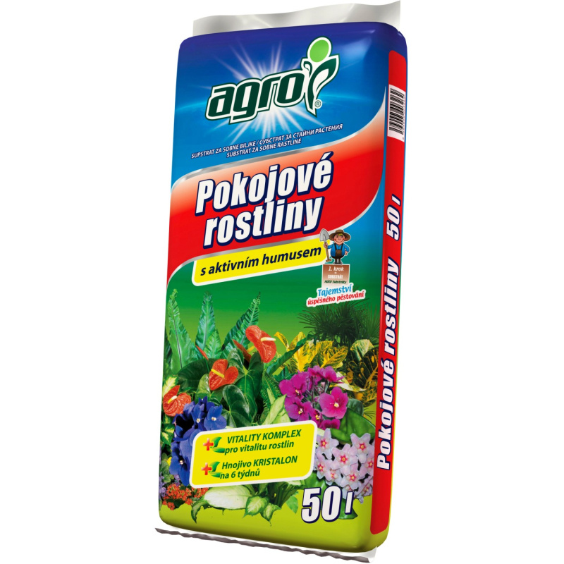 Agro Substrát pro pokojové rostliny 50 l