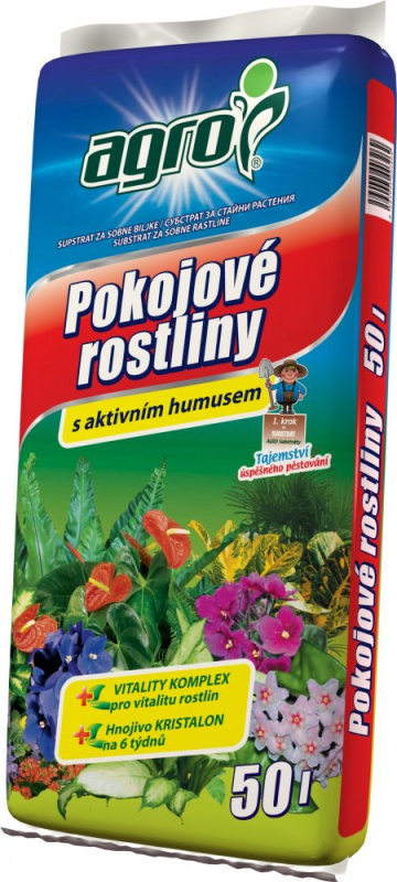 Agro Substrát pro pokojové rostliny 50 l