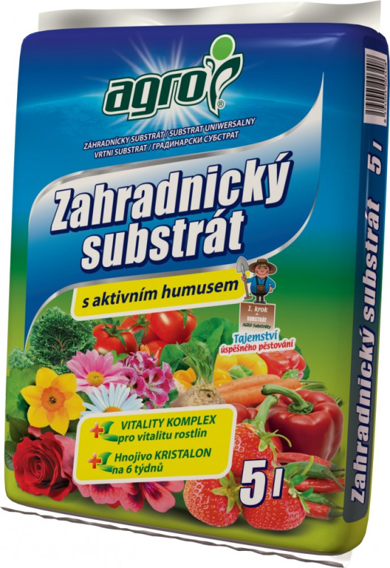 AGRO substrát zahradnický 5 l