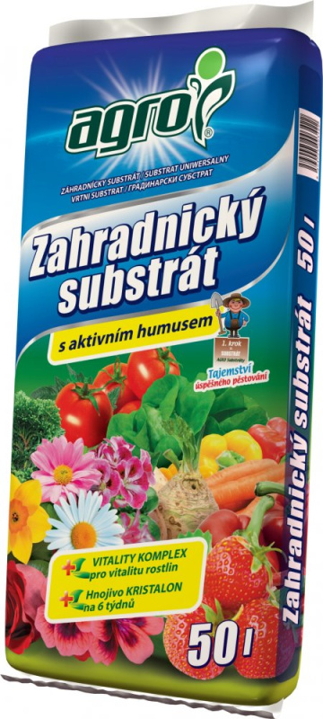 AGRO Zahradnický substrát s aktivním humusem