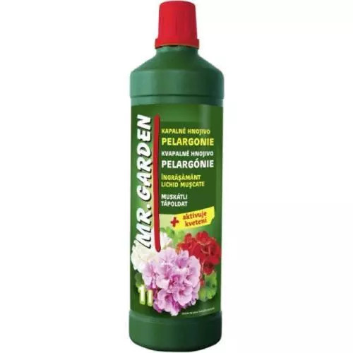 Mr.Garden Kapalné hnojivo pelargonie 1 l