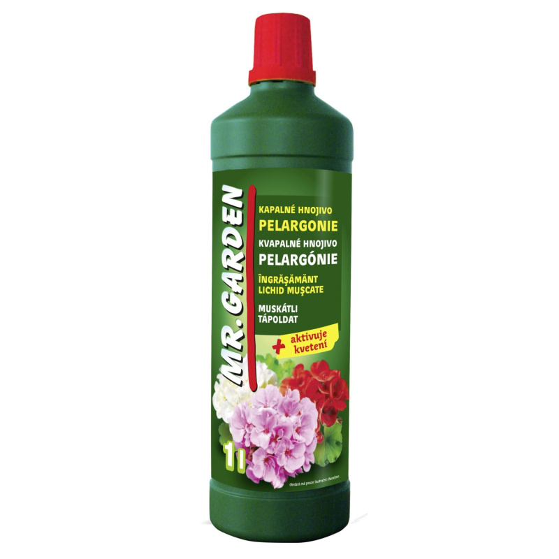 Mr.Garden Kapalné hnojivo pelargonie 1 l