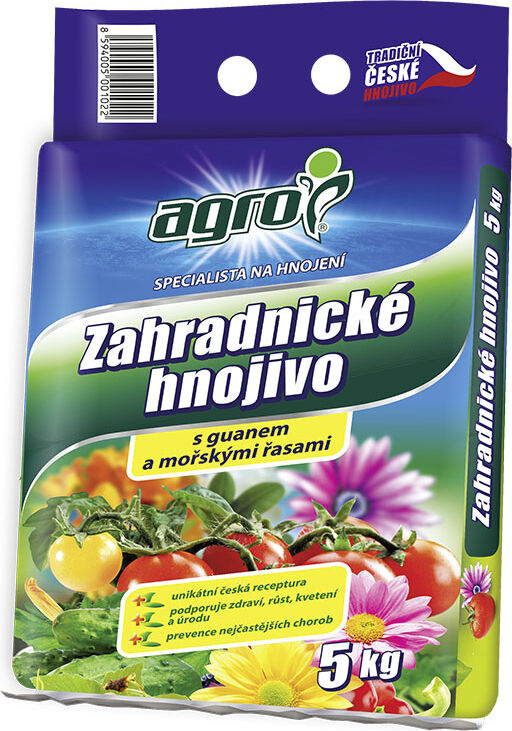 AGRO Zahradnické hnojivo 5 kg