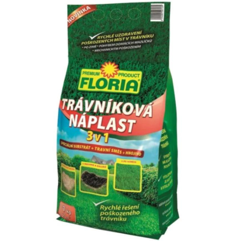 Floria Trávníková náplast 3v1