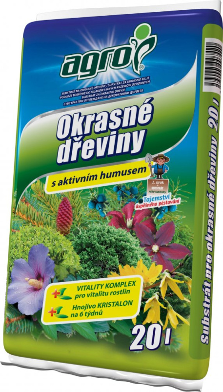 Agro Substrát pro okrasné dřeviny 20 l