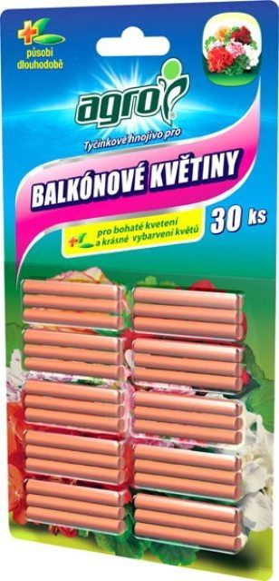 Agro Tyčinkové hnojivo pro balkónové květiny