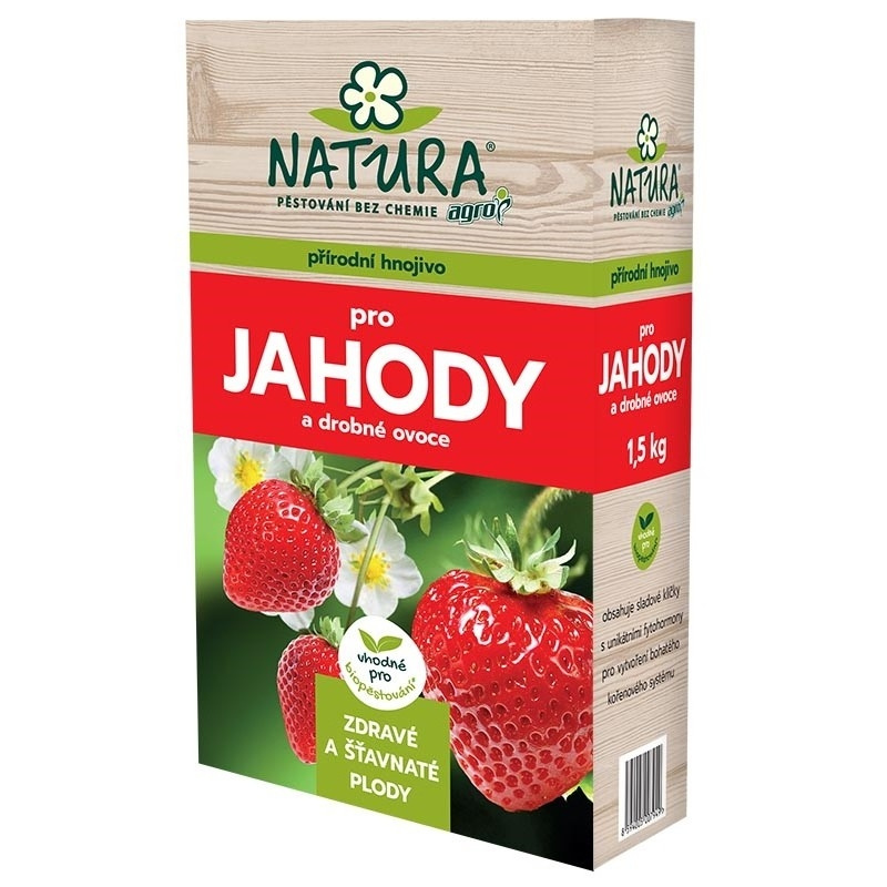 NATURA Přírodní hnojivo pro jahody a drobné ovoce