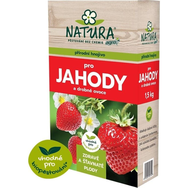 NATURA Přírodní hnojivo pro jahody a drobné ovoce