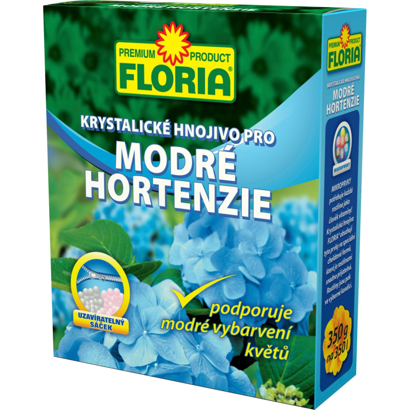 Floria - Krystalické hnojivo modré hortenzie 0,35 kg