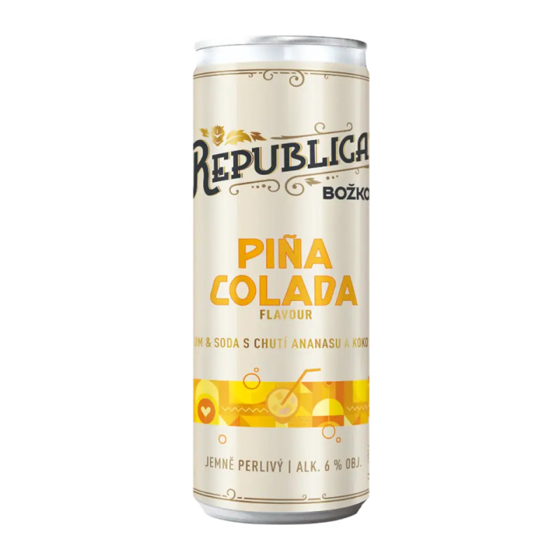 Božkov Republica Pina Colada 0,25 l