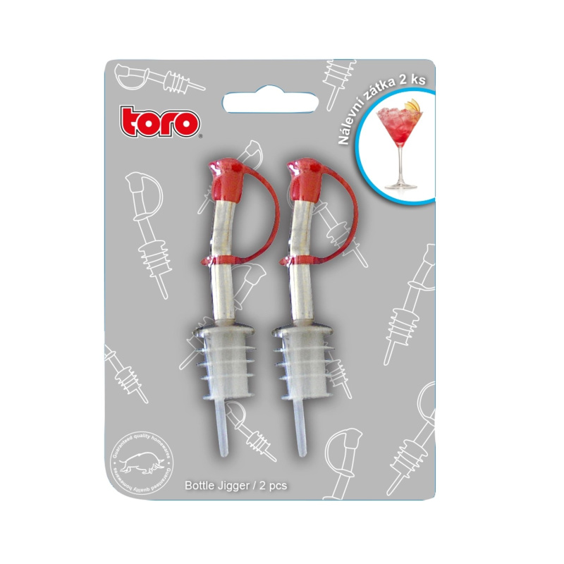 Zátka nálevní 2 ks, 6,5 x 2 cm