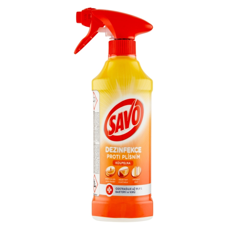 Přípravek proti plísním - Savo koupelna, 500 ml