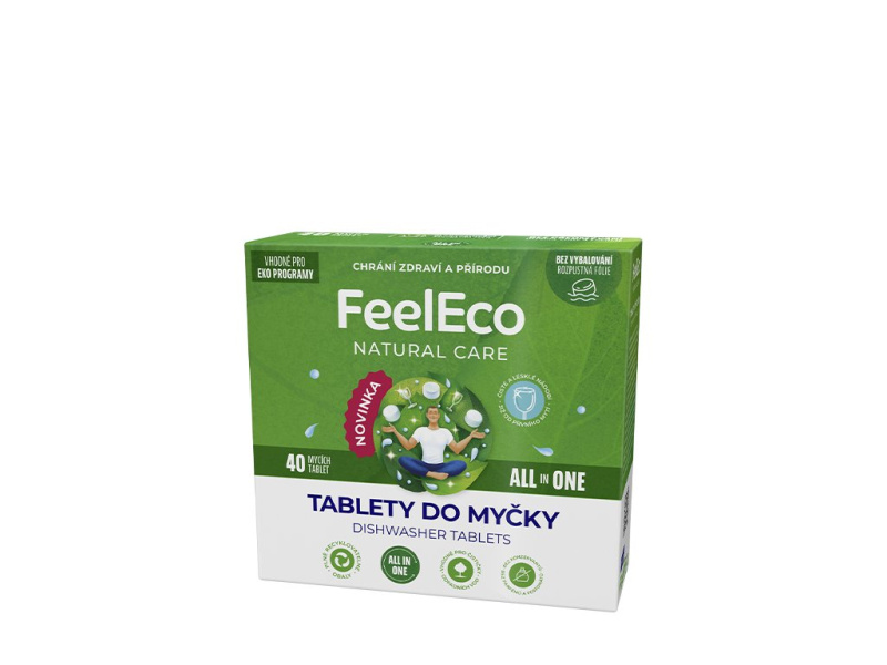 Feel Eco - tablety do myčky - 40 tablet