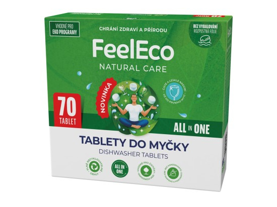 FeelEco Tablety do myčky All in One 70 ks