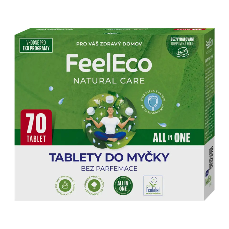 FeelEco Tablety do myčky All in One 70 ks