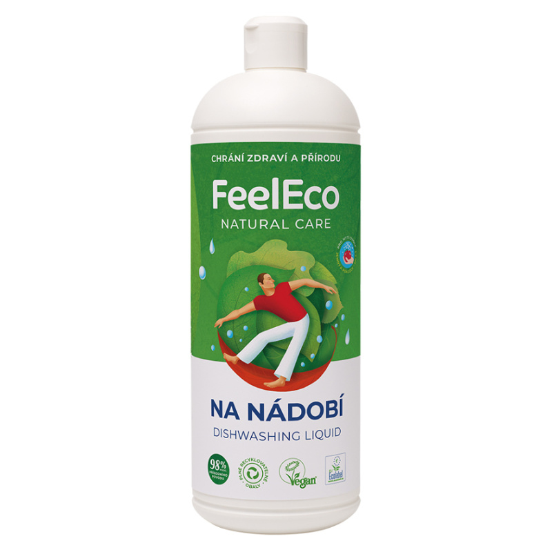Prostředek na nádobí Feel Eco, 1000 ml
