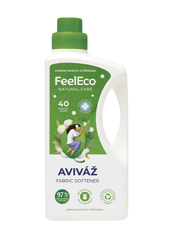 FEEL ECO Aviváž s vůní bavlny 40 praní 1 l