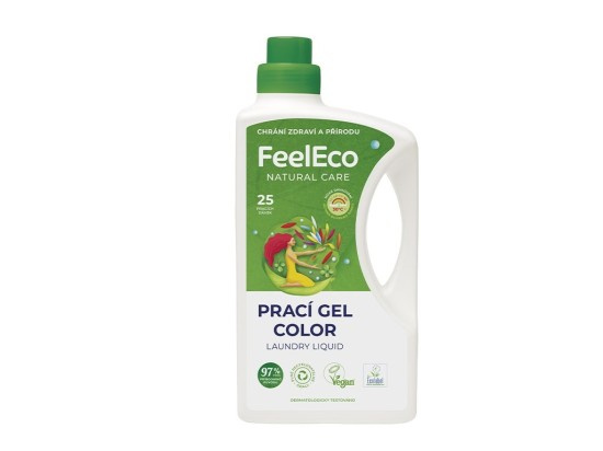 Gel na praní Feel Eco, barevné prádlo, 1,5 l