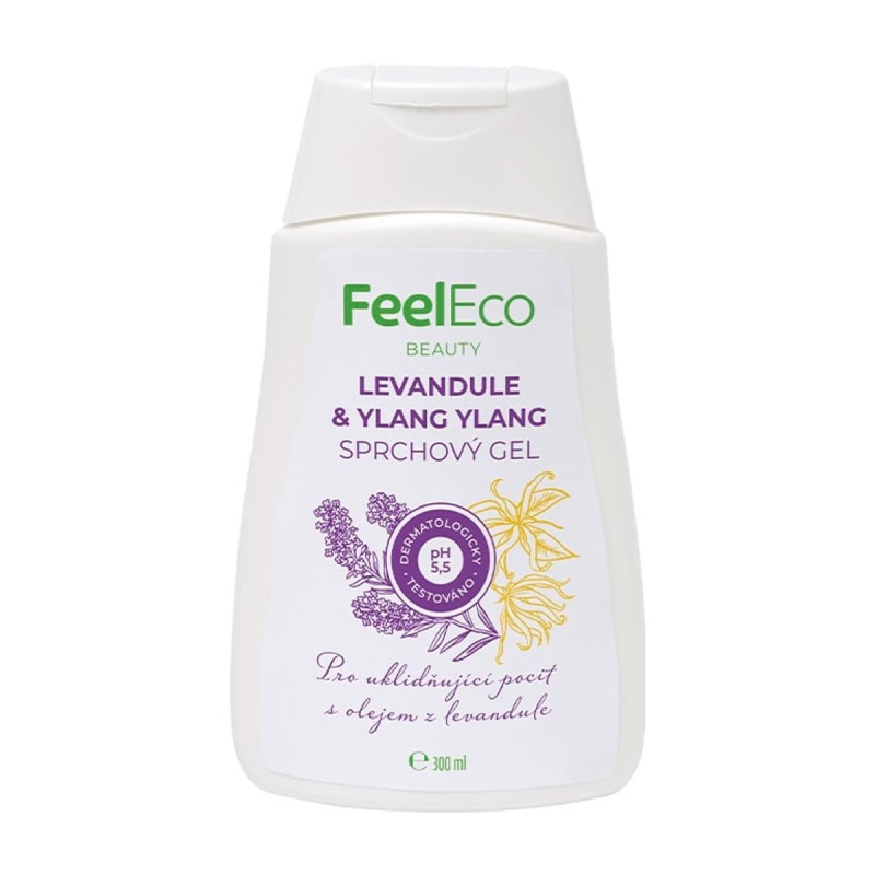 FeelEco Sprchový gel levandule a ylang-ylang
