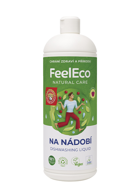 FEEL ECO Prostředek na nádobí s vůní maliny 1 l
