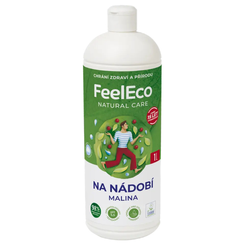 FEEL ECO Prostředek na nádobí s vůní maliny 1 l