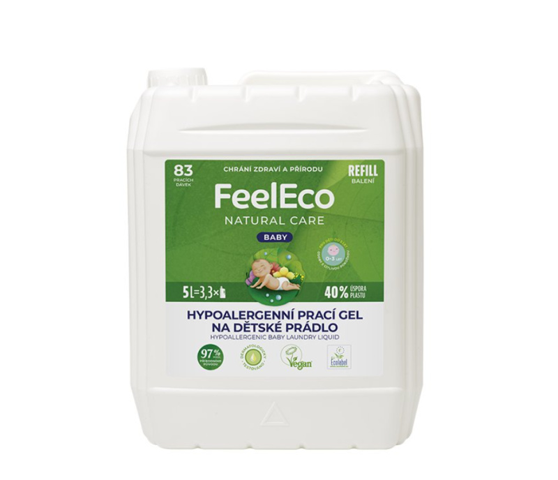Feel Eco Hypoalergenní prací gel Baby 5 l