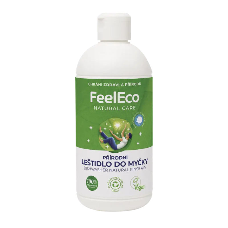 Ekologické leštidlo do myčky Feel Eco, 500 ml