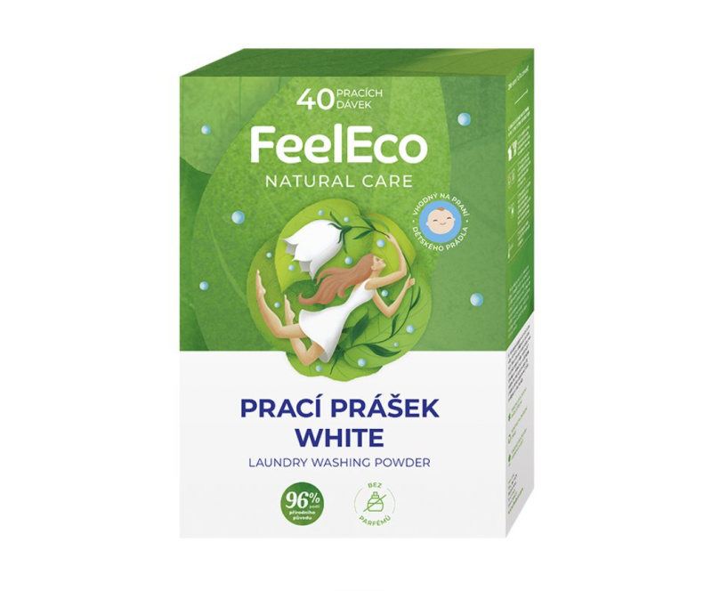FeelEco Prací prášek White 2.4kg