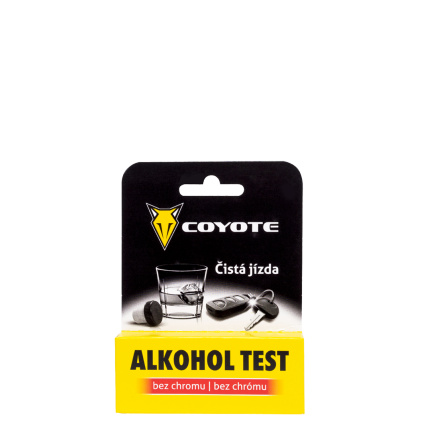 Alkohol tester - detekční trubička, jednorázový - COYOTE