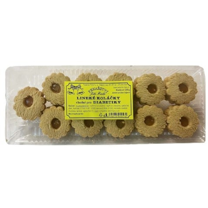 Pekařství Fiala Linecké koláčky pro diabetiky