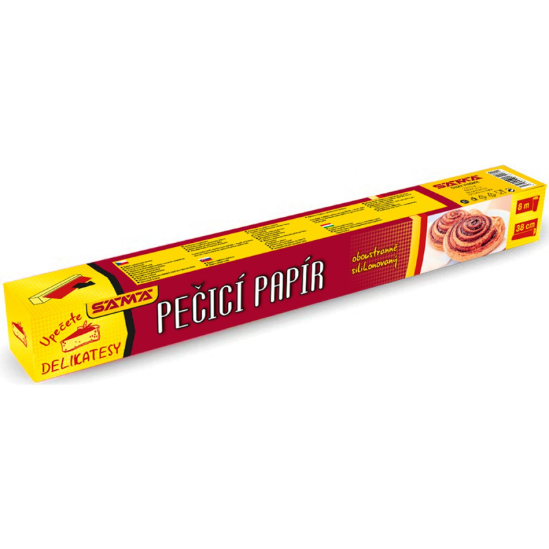 Pečící papír - role, 38 cm x 8 m, v krabičce, 1 ks