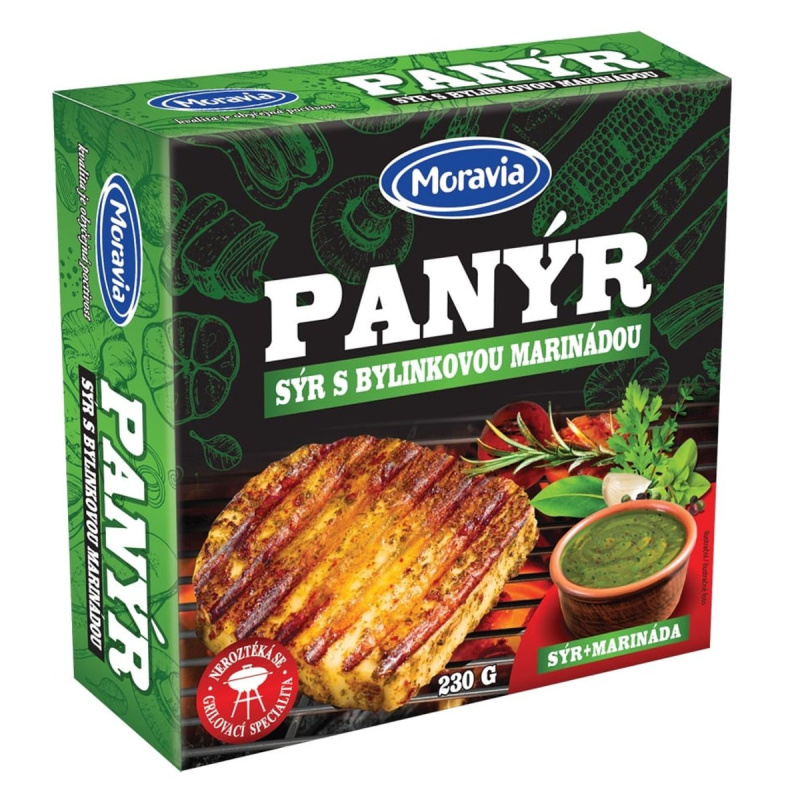 Moravia Panýr sýr na gril s marinádou
