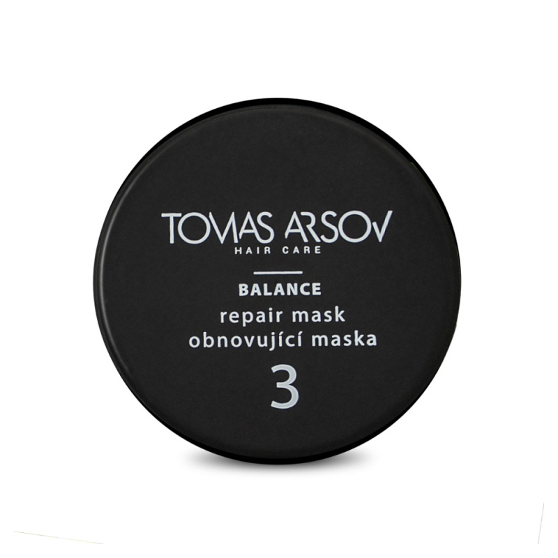 Tomas Arsov Balance Repair Mask hloubkově regenerační maska pro suché, poškozené a chemicky ošetřené vlasy 100 ml