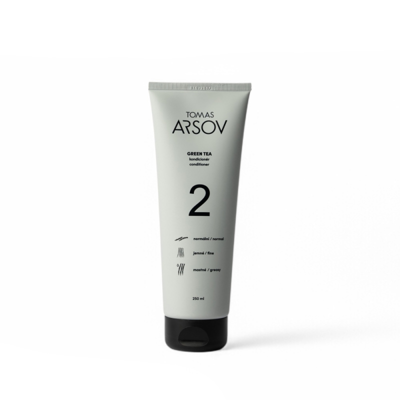 Tomas Arsov Green Tea Rinse Off Conditioner kondicionér pro každodenní použití na roztřepené konečky vlasů 250 ml