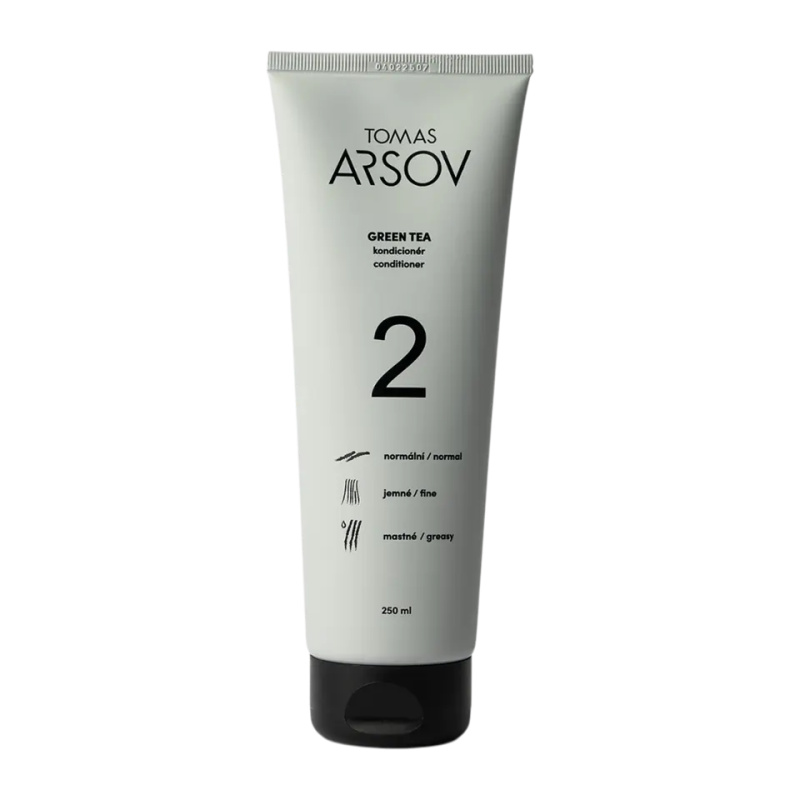 Tomas Arsov Green Tea Rinse Off Conditioner kondicionér pro každodenní použití na roztřepené konečky vlasů 250 ml