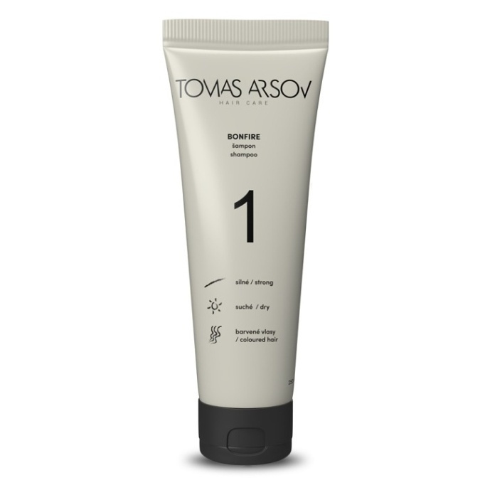 Tomas Arsov Bonfire Shampoo hydratační šampon pro ochranu barvy pro poškozené a barvené vlasy 250 ml