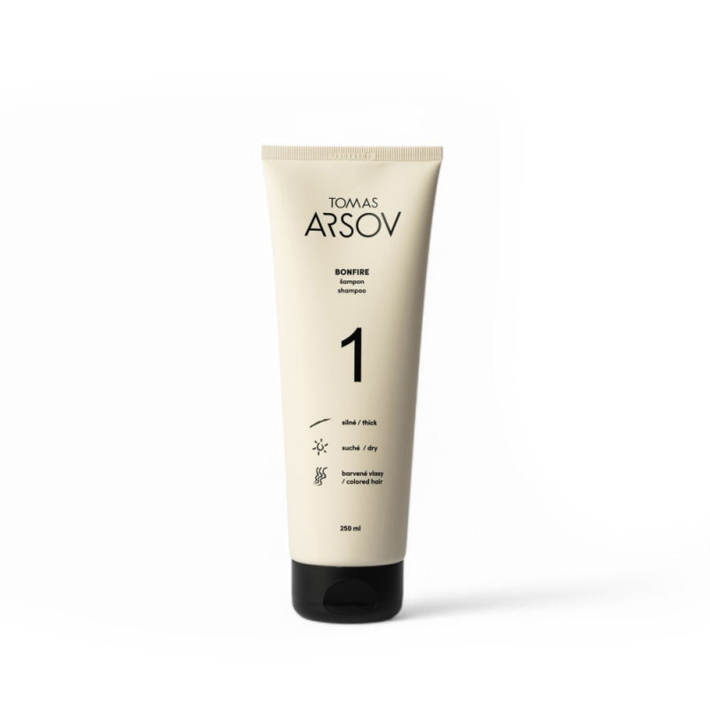 Tomas Arsov Bonfire Shampoo hydratační šampon pro ochranu barvy pro poškozené a barvené vlasy 250 ml