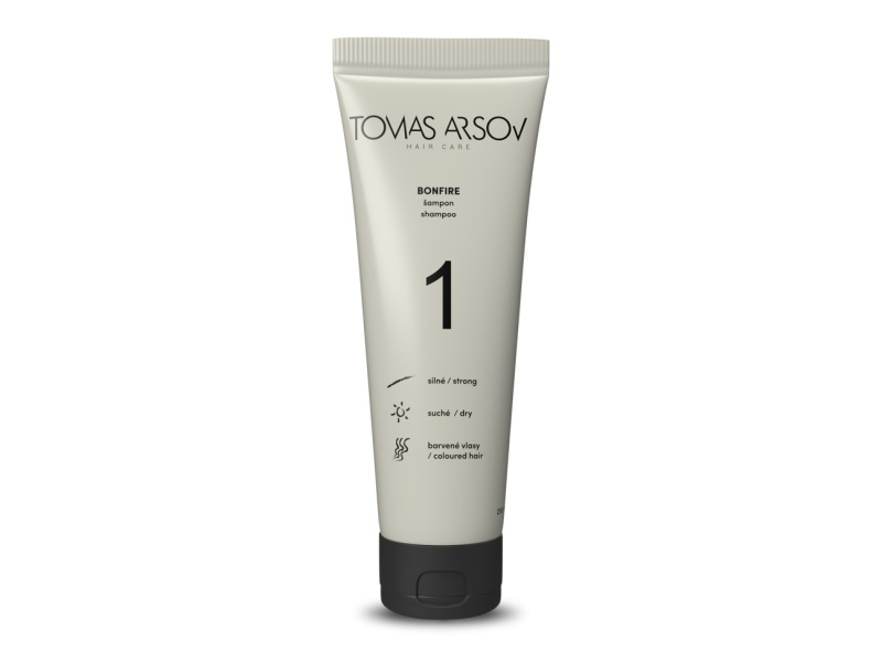 Tomas Arsov Bonfire Shampoo hydratační šampon pro ochranu barvy pro poškozené a barvené vlasy 250 ml